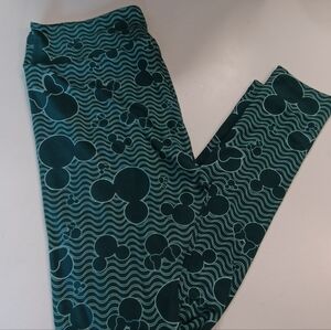 Lularoe Disney Mickey Minnie TC Tall And Curvy Leggings